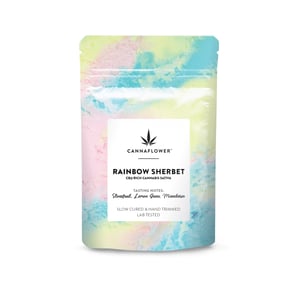 Cannaflower Rainbow Sherbet – CBD hemp flower buds