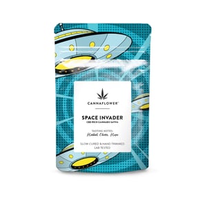 Cannaflower Space Invader Bag – CBD hemp flower buds