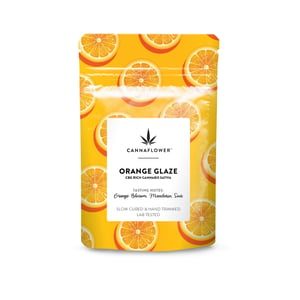 Cannaflower Orange Glaze – CBD hemp flower buds
