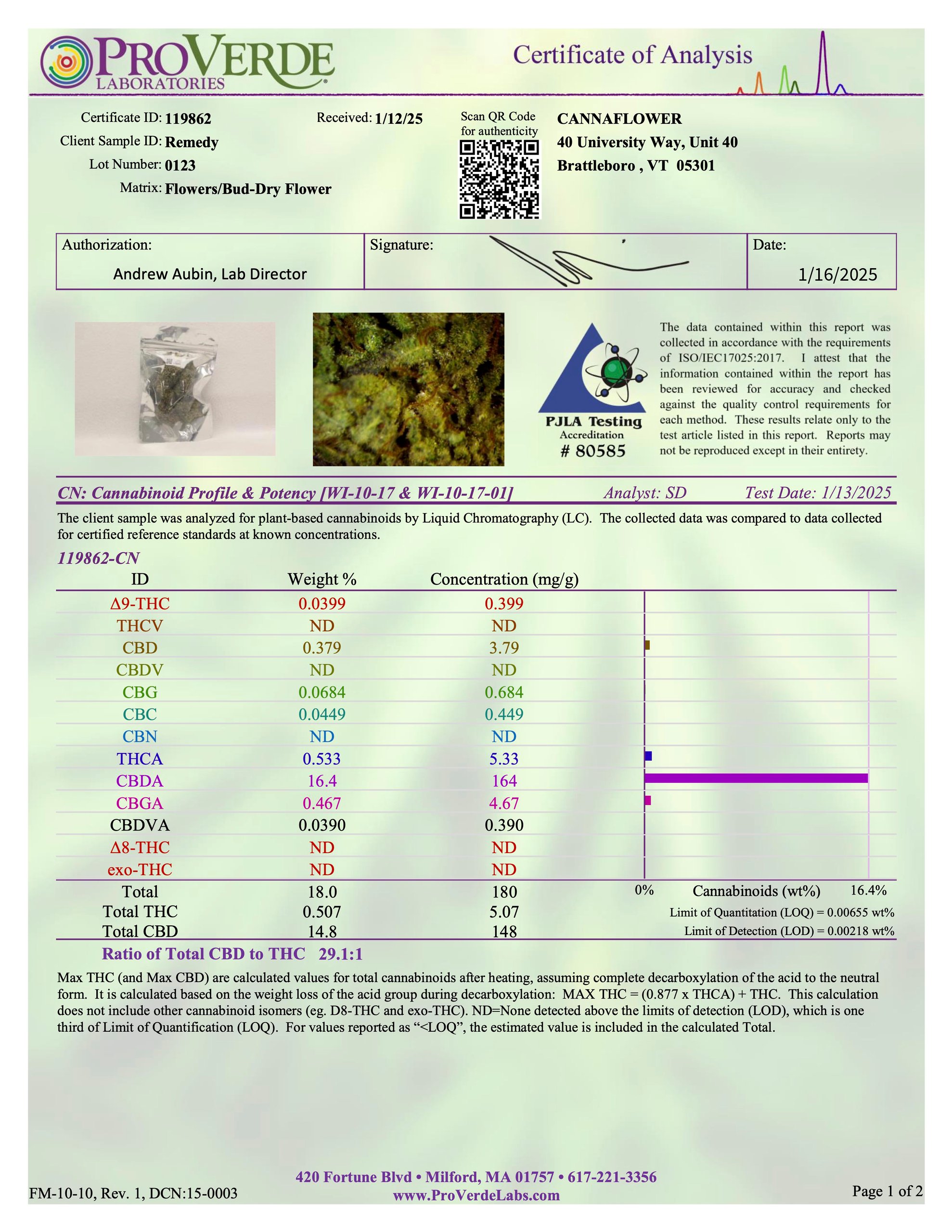 Remedy 2025 Labs - Page 1