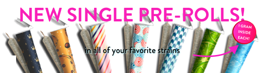 small single preroll banner – CBD hemp flower buds