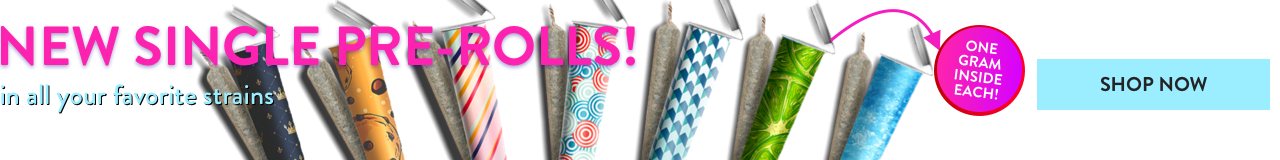 large single preroll banner – CBD hemp flower buds