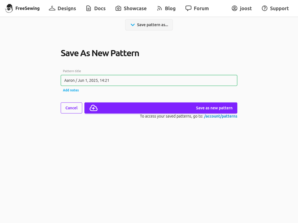 A screenshot of the FreeSewing Editor in docs view, on a
|
||||
tablet