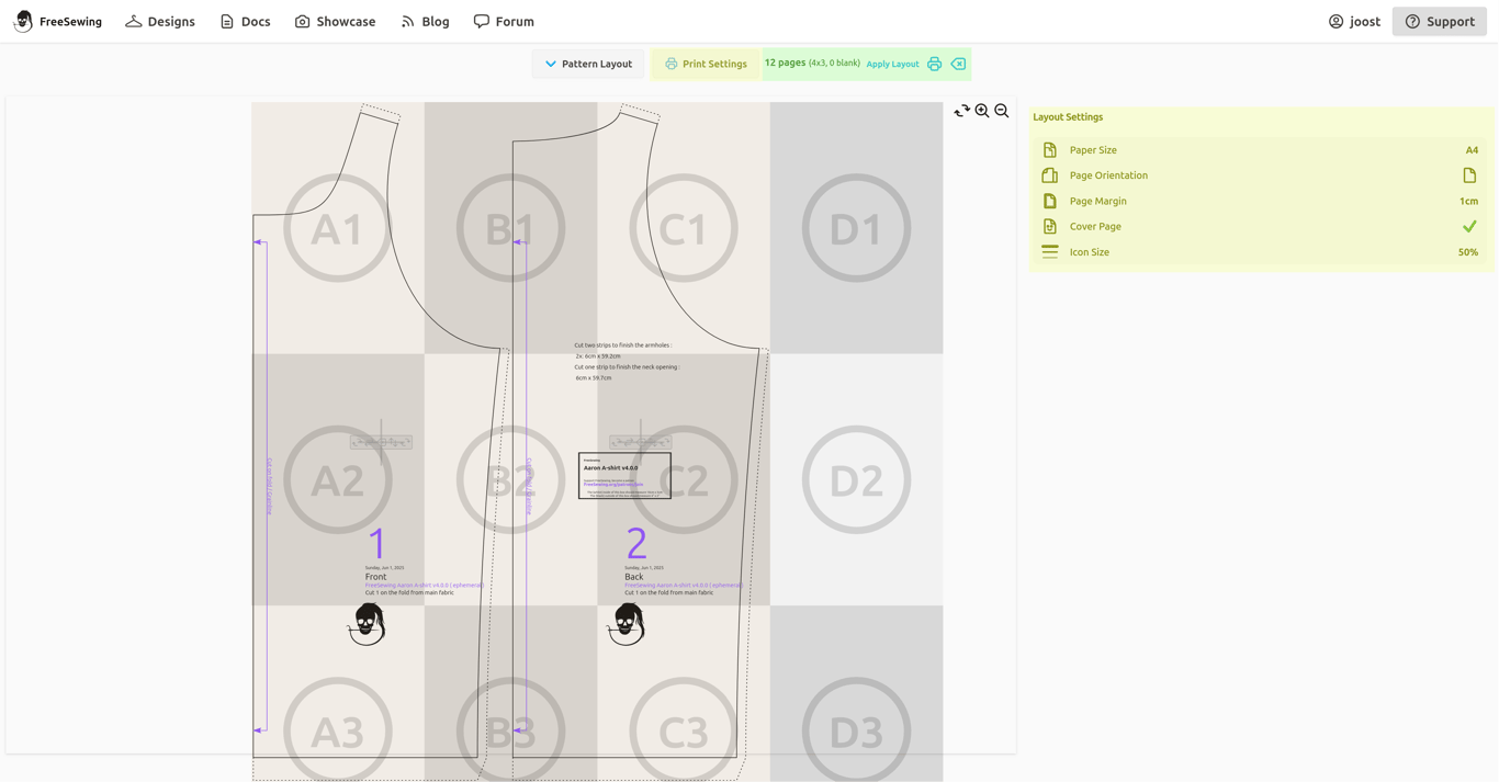 A screenshot of the FreeSewing Editor in inspect view, on a
|
||||
desktop