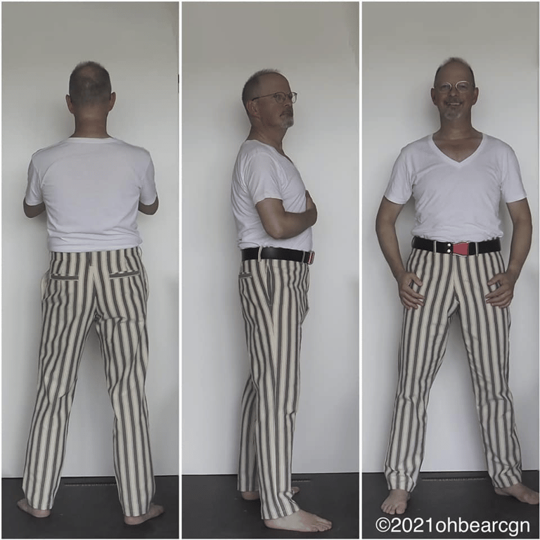 A wearable toile of Paco pants