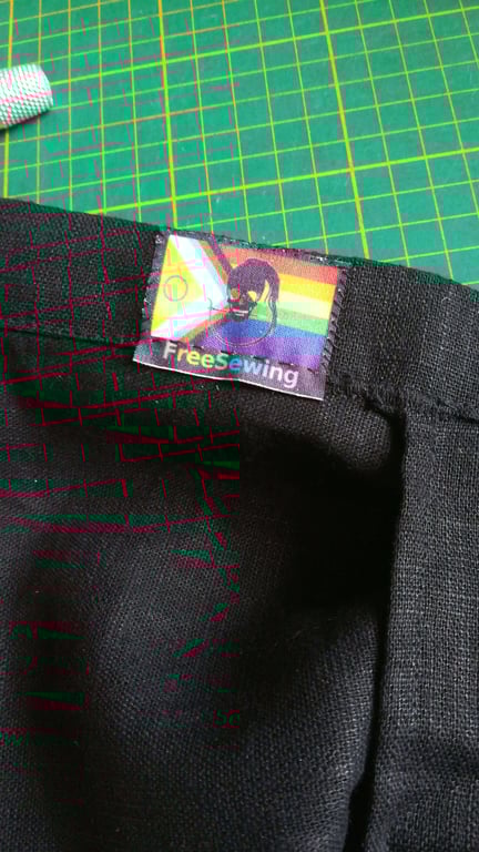 Little FreeSewing label!