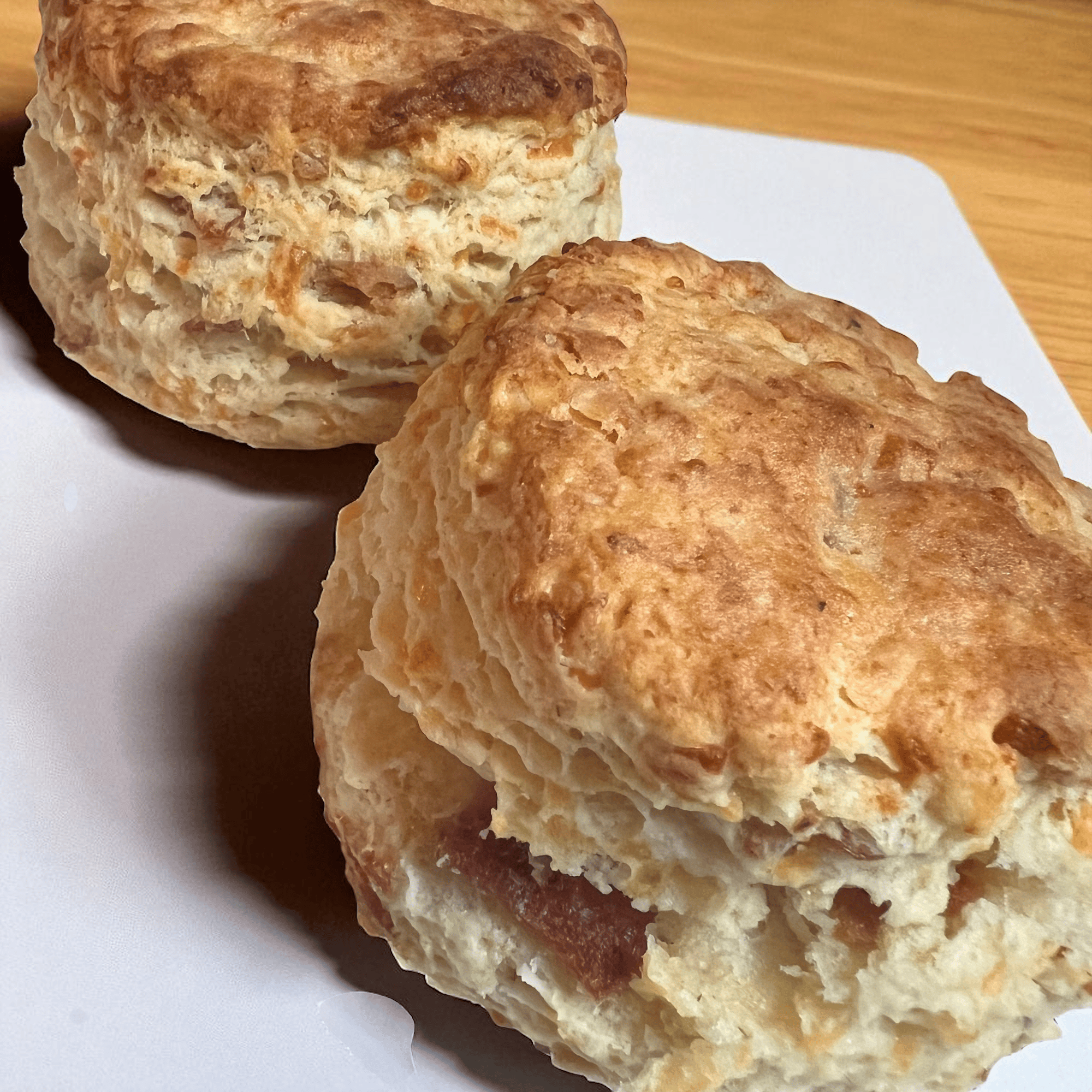 Bacon Cheddar Buttermilk Biscuits