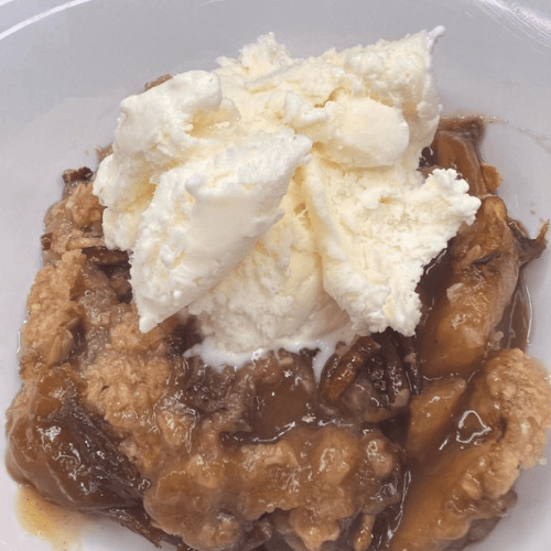 Caramel Apple Crisp