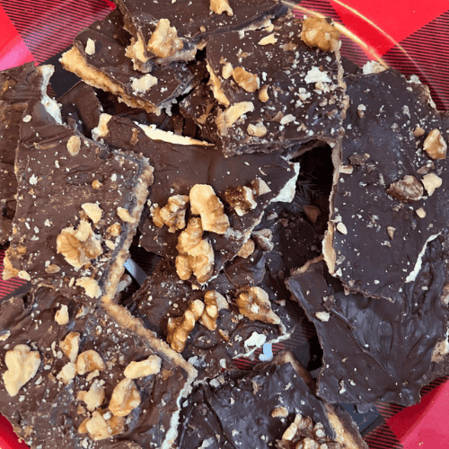 Christmas Crack Candy (Plus Sugar-Free Version)