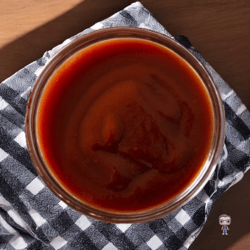 BBQ Sauce homemade dalam wadah kaca