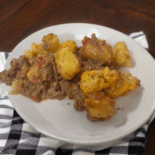 Mexican Tater Tot Casserole