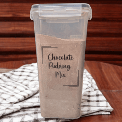 Chocolate Pudding Mix 2 chocolate pudding mix
