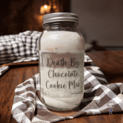 Death By Chocolate Mason Jar Cookies 2 Death By Chocolate Cookie Mix