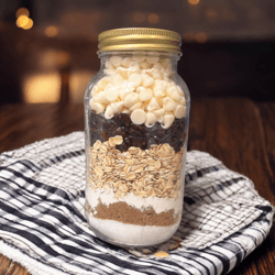 White Chocolate Cranberry Mason Jar Cookies 2 White Chocolate Cranberry mason jar cookies