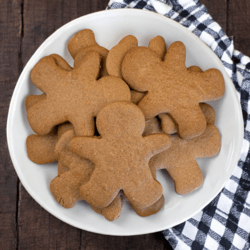 Gingerbread Cookies (No Chill Recipe) 2 Gingerbread Cookies