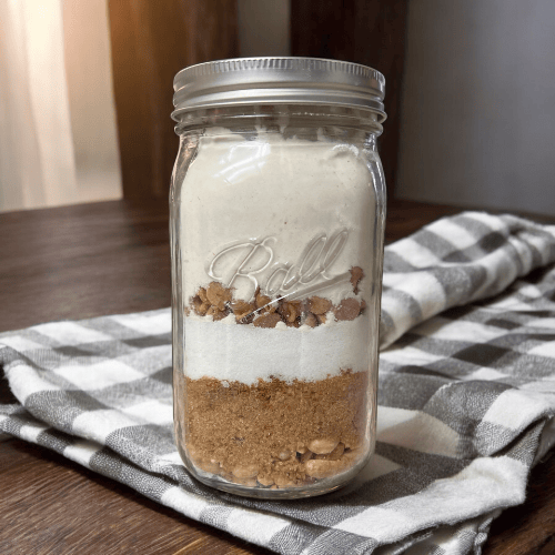 Peanut Butter Mason Jar Cookies
