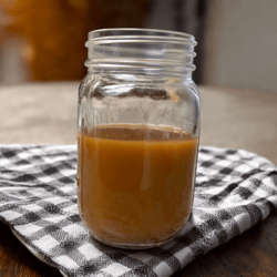Microwave Salted Caramel Sauce 2 Salted Caramel Sauce