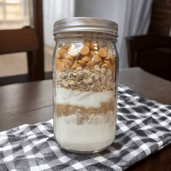 Butterscotch Oatmeal Mason Jar Cookies 2 butterscotch oatmel