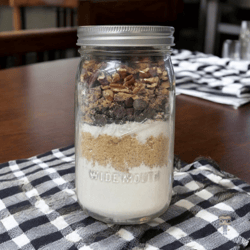 Chocolate Chip Toffee Blondie Mason Jar Mix 2 Chocolate Chip Toffee Blondie Mason Jar Mix
