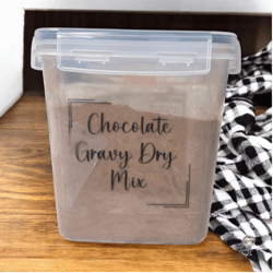 chocolate gravy dry mix
