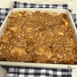 Apple Crisp 2 apple crisp: a dish of food in a dish