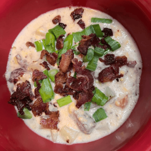 Crockpot Bacon Cheeseburger Soup