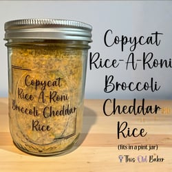 Copycat Rice-A-Roni Broccoli Cheddar Rice