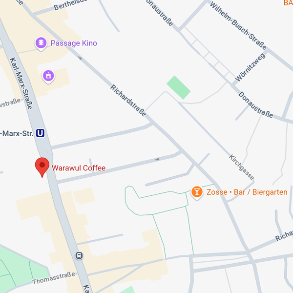 Google Maps outtake of Warawul Coffee