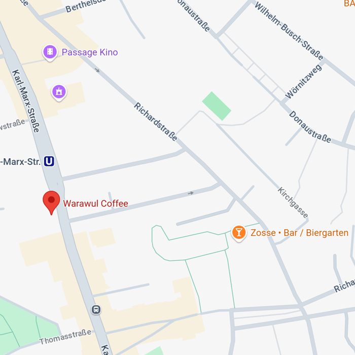 Google Maps outtake of Warawul Coffee