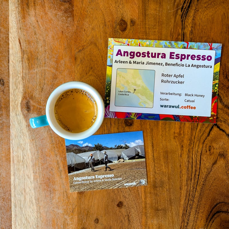 Angosuta Espresso served at Warawul Coffee