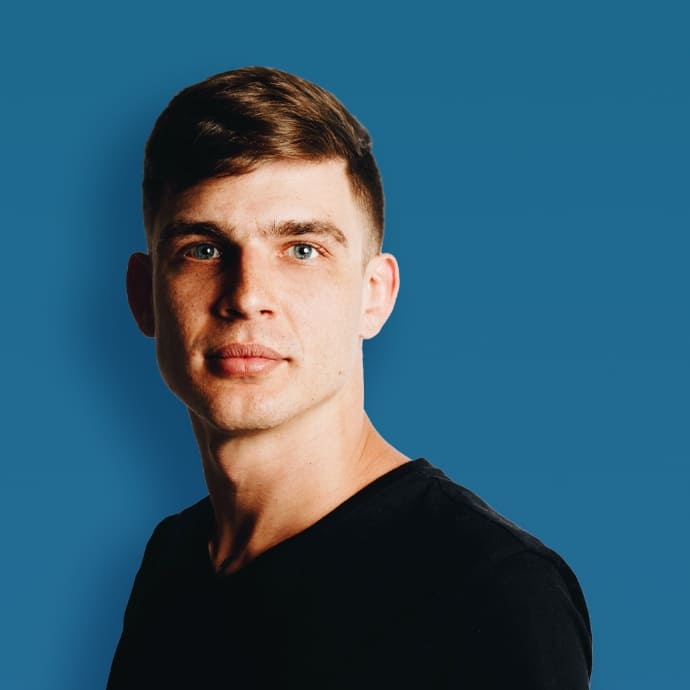 Portrait photo of Kyle, member of our digital marketing team working as our Senior designer