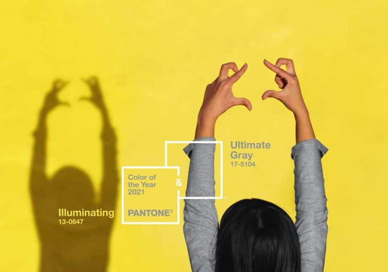 Read more about the article The Pantone Colors of the Year for 2021 are Ultimate Gray and Illuminating