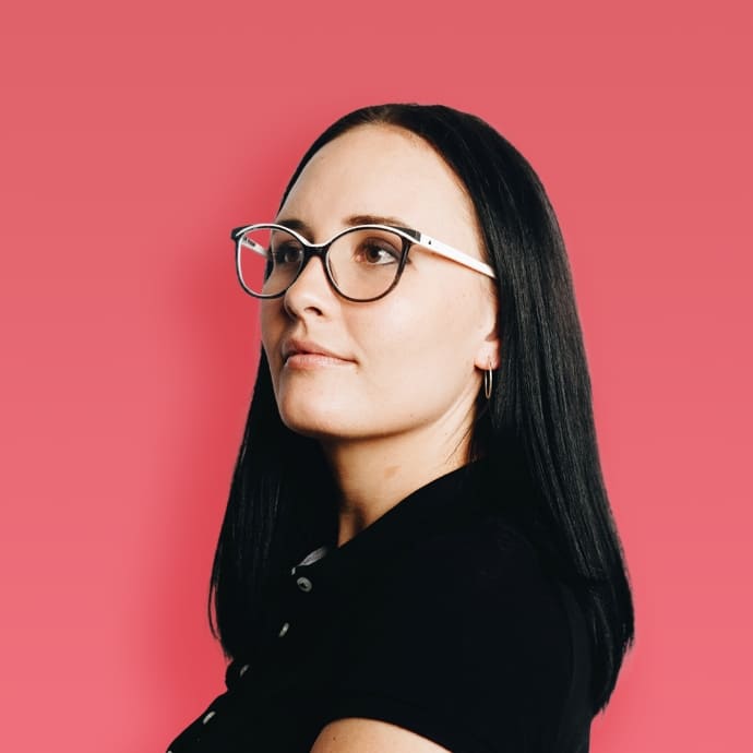 Portrait photo of Monique, our creative director