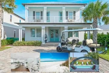 Breeze! New. 2 blocks to beach - Sleeps 26 - Pool! vacation home