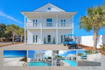 Epic: Ocean views! Sleeps 20! Pool! Golf cart! vacation home