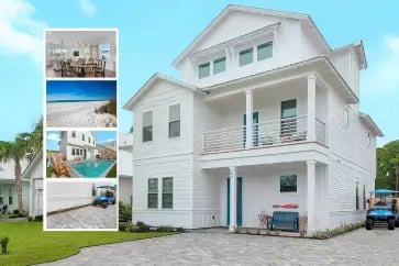 Bliss: Gated! Pool! Free Golf Cart! Sleeps 20 vacation home