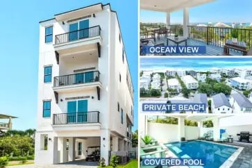 *NEW* Horizon! Private Beach | Golf Cart | Pool vacation home
