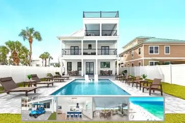 Nautilus! Sleeps 22 | Ocean View | Rooftop Deck vacation home
