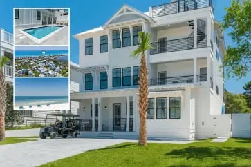 Aviary: New! Sleeps 24! Oceanview! 5 min to beach! vacation home