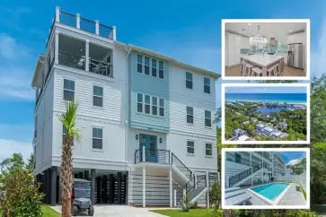 *NEW* Harmony! Sleeps 18 | 30A Beaches | Golf Cart vacation home