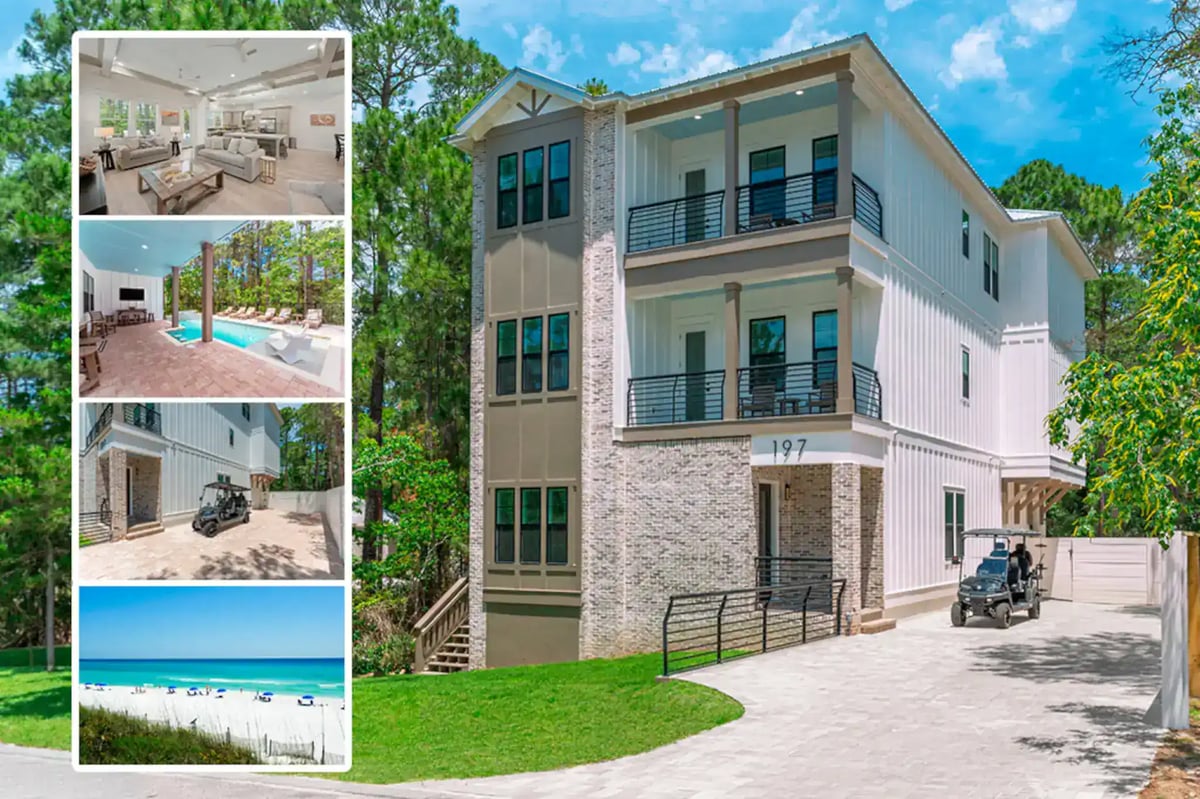 Aquarius | New. Pool. Beach. Golf Cart. Sleeps 28 exterior