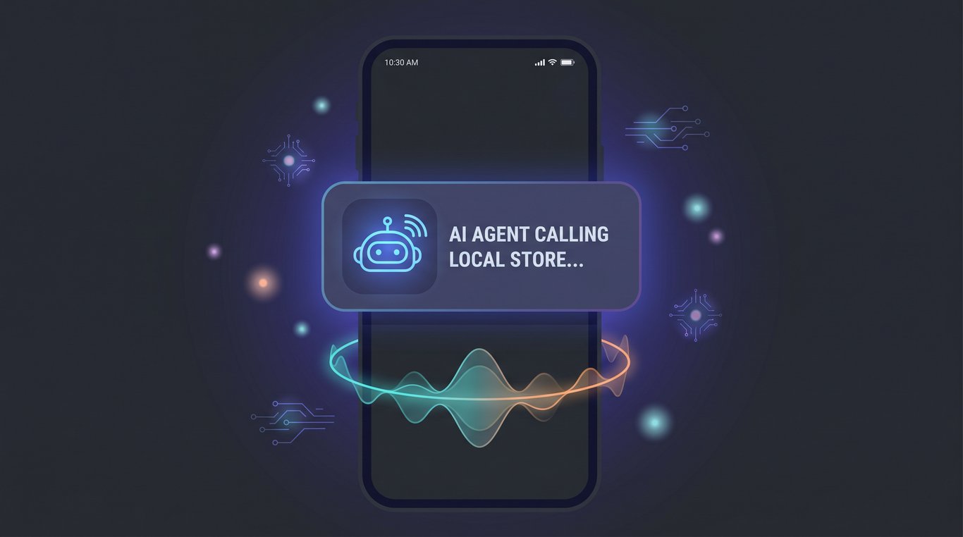 Autonomous AI Booking Agent calling a local business