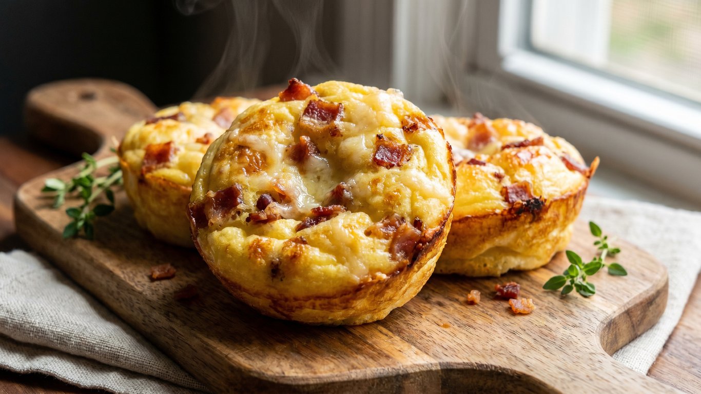 Cover: Eigenmach-Starbucks-Ei-Bissen: Samtige Bacon- und Gruyère-Wolken