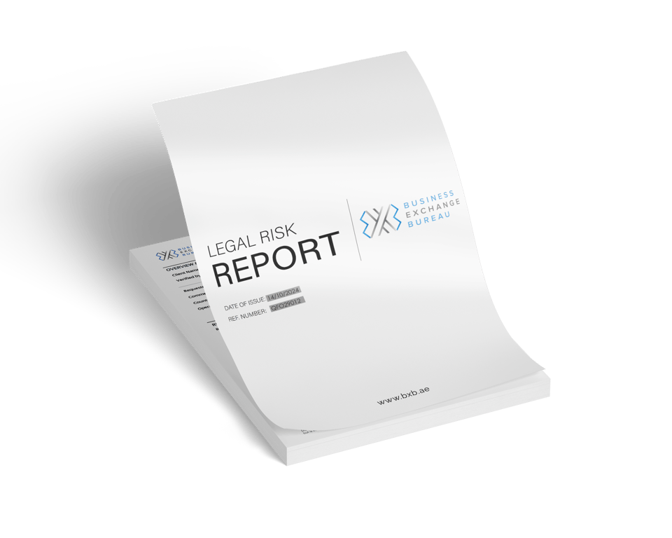 DIGITAL LEGAL RISK REPORT on any company in UAE, Saudi, Oman & Bahrain for only $500 per report!