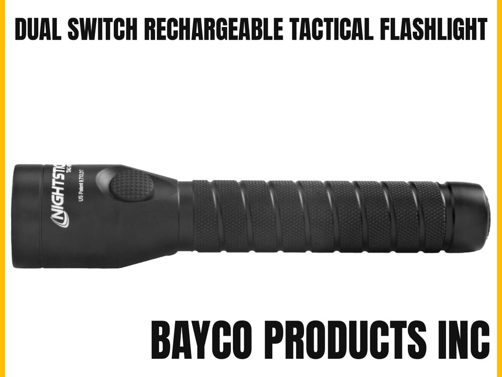 Bayco Dual Switch Rechargeable Tactical Flashlight-img-0