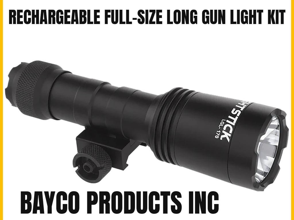 Bayco Rechargeable Full-Size Long Gun Light Kit-img-0