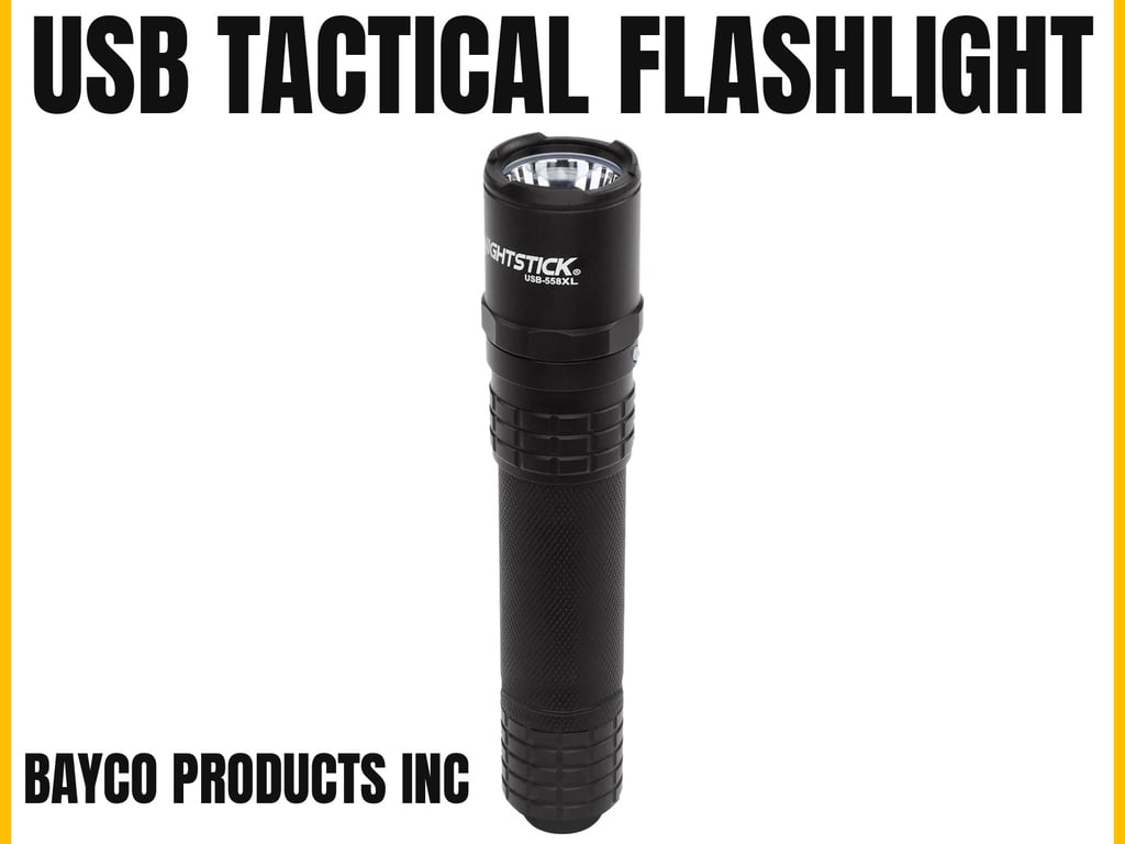 Bayco USB Tactical Flashlight-img-0