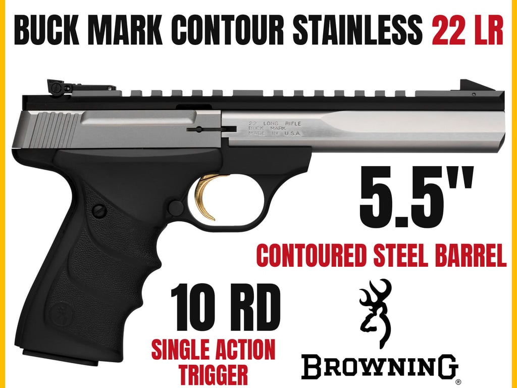 Browning Buck Mark Contour Stainless-img-0