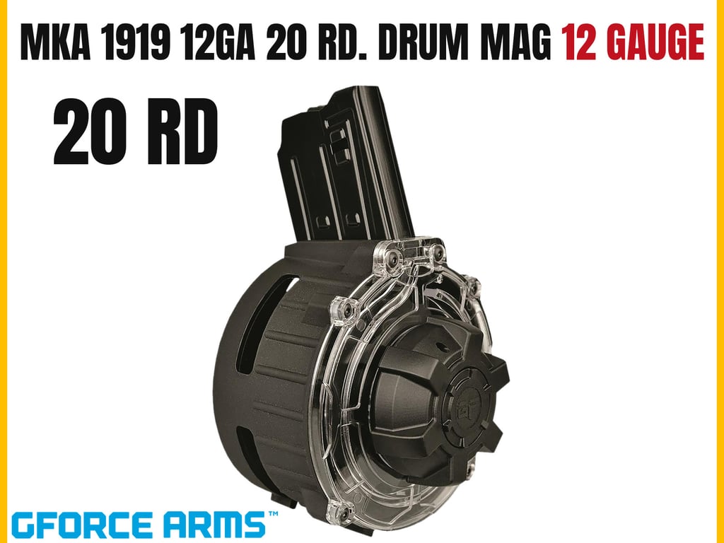 GForce MKA 1919 12GA 20 Rd. Drum Mag-img-0