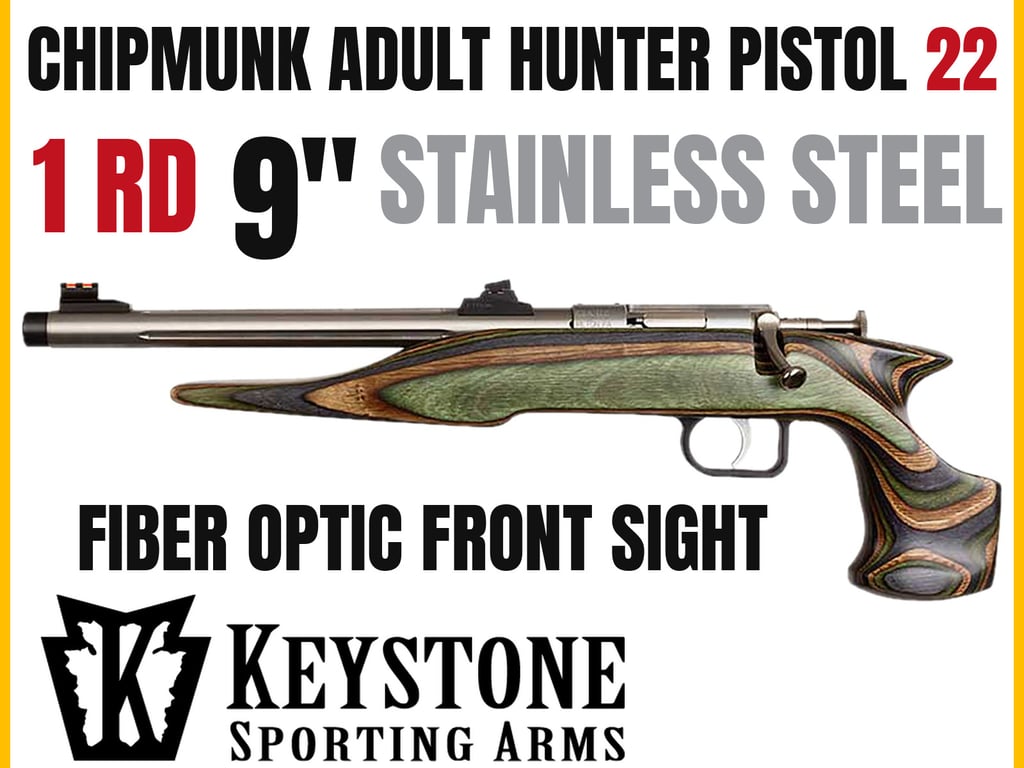 Keystone Chipmunk Adult Hunter Pistol-img-0